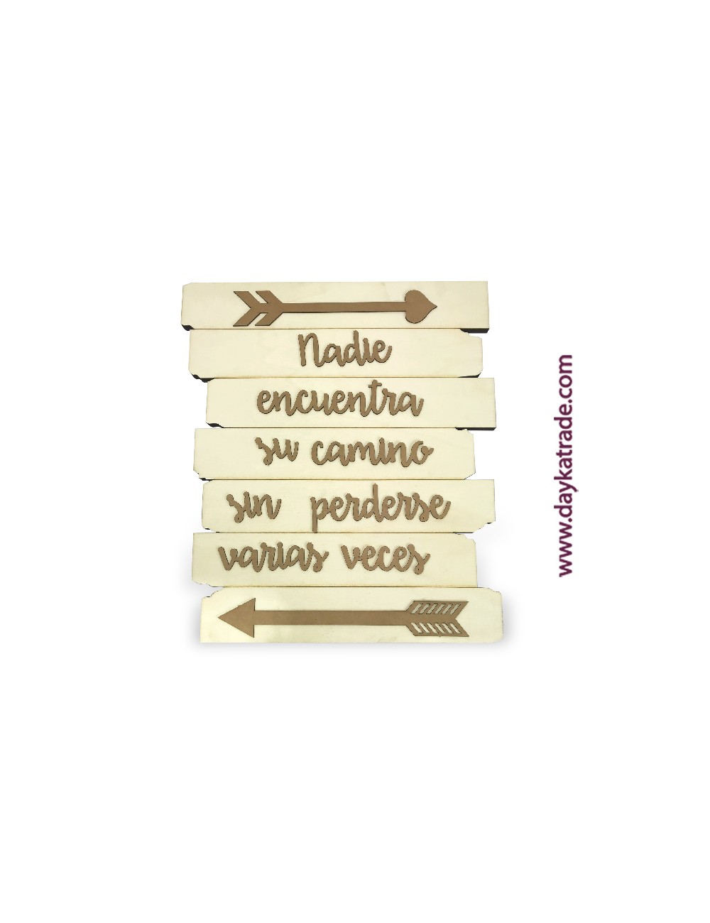 Flechas con mensaje