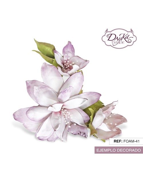 Flor de foamiran - Flor del paraíso