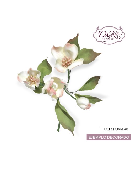 Flor de foamiran - Flores silvestres