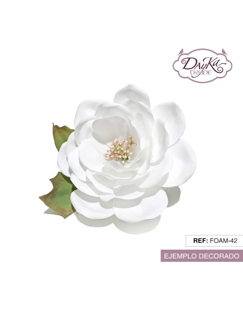 Flor de foamiran magnolia grande