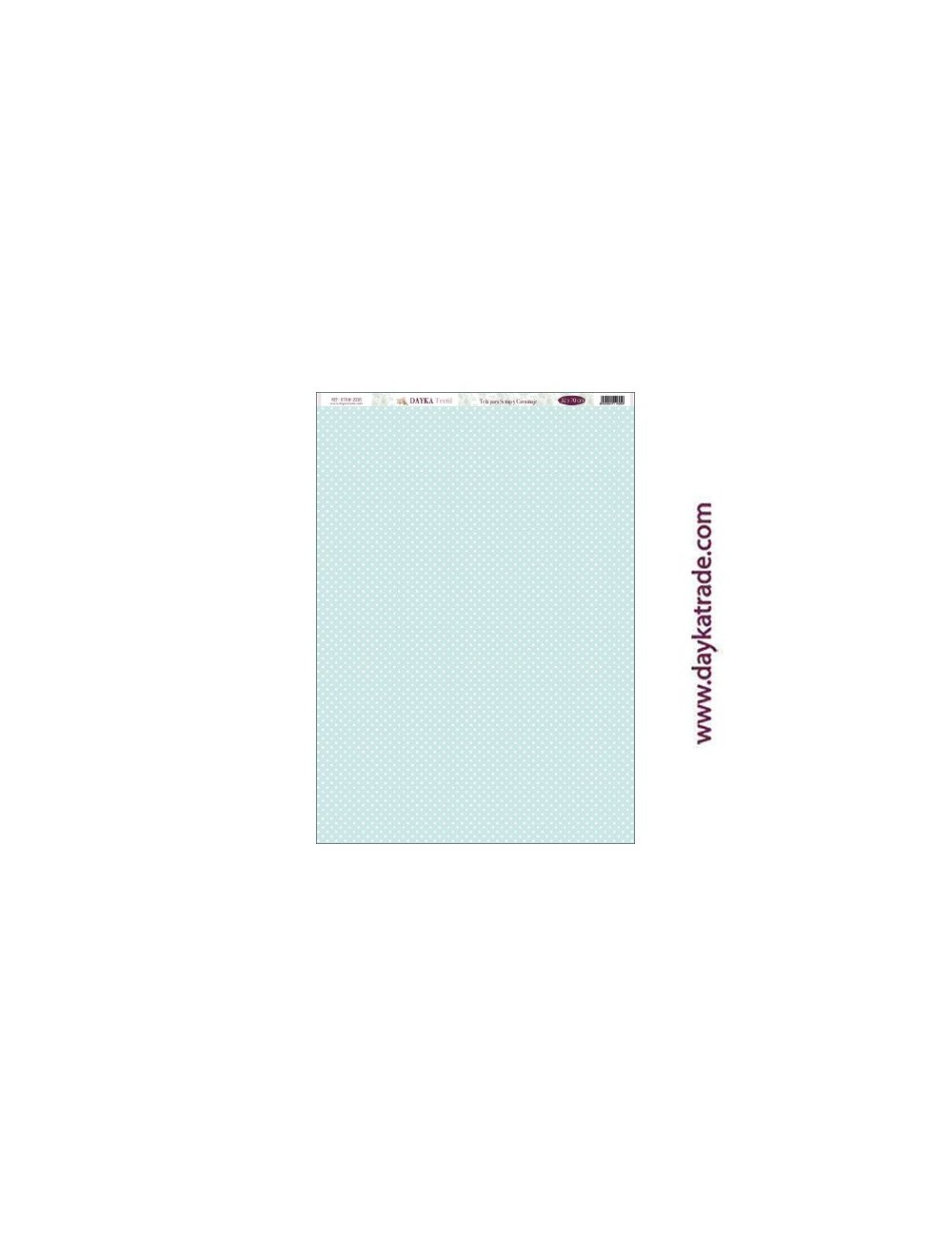 Fondo lunares aguamarina - tela para scrap y cartonaje? 32×70 cm
