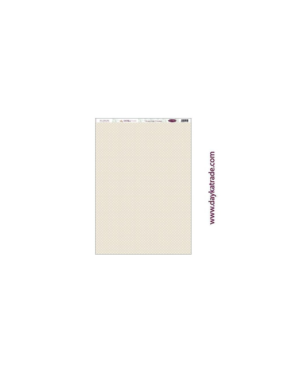 Fondo lunares beige - tela para scrap y cartonaje? 32×70 cm