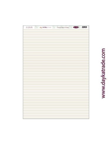 Fondo rayas beige - tela para scrap y cartonaje? 32×70 cm