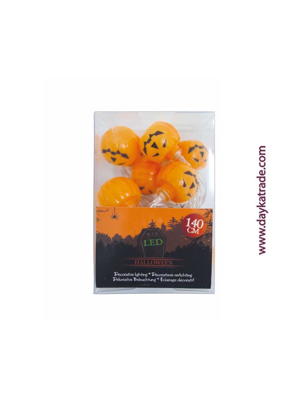 Guirnalda led calabazas dayka