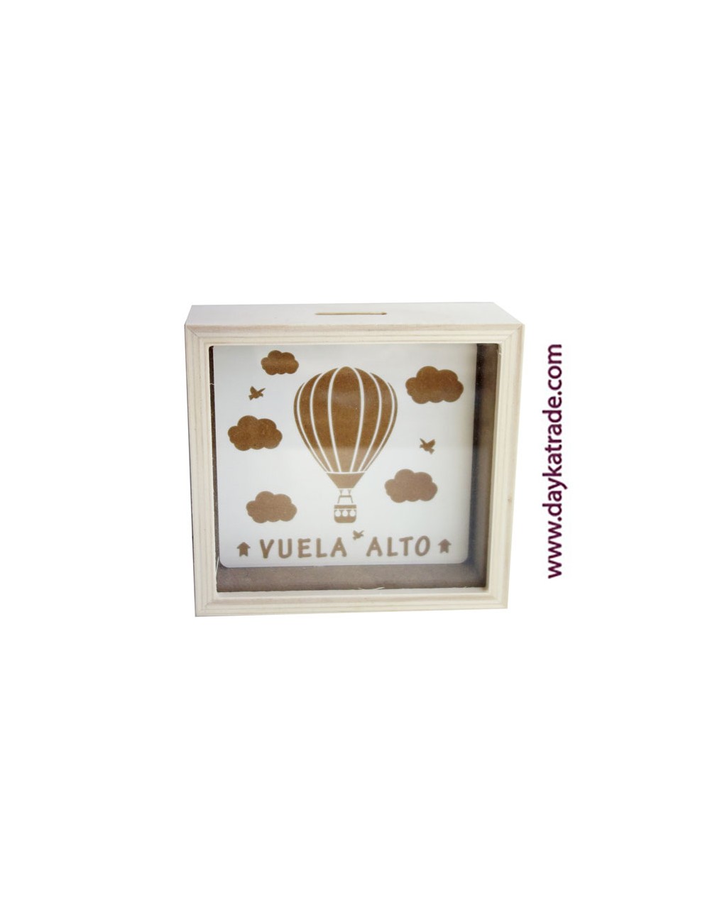 hucha "vuela alto, globo"