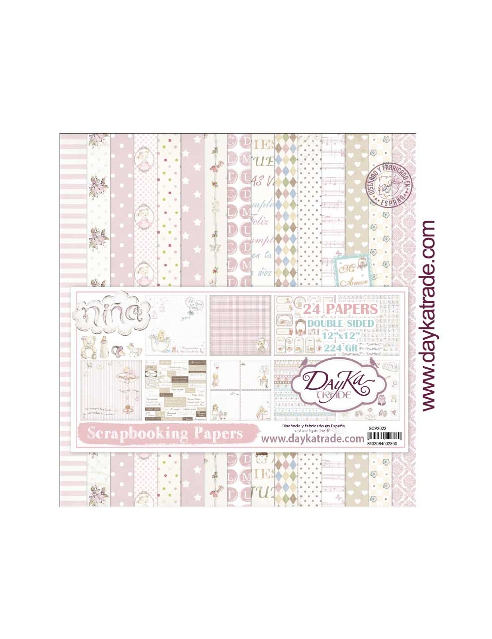 kit "colección bebé niña" dayka