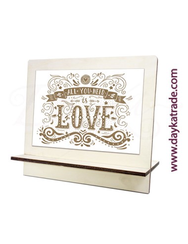 Soporte tablet con blc "love"