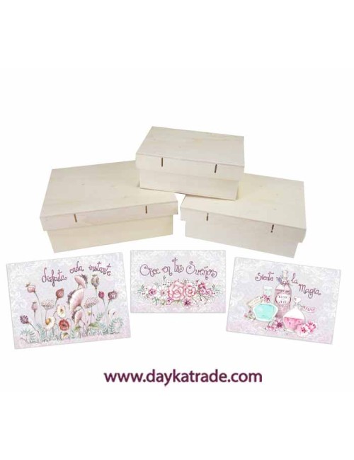 Kit 3 cajas lazo con prediseñados
