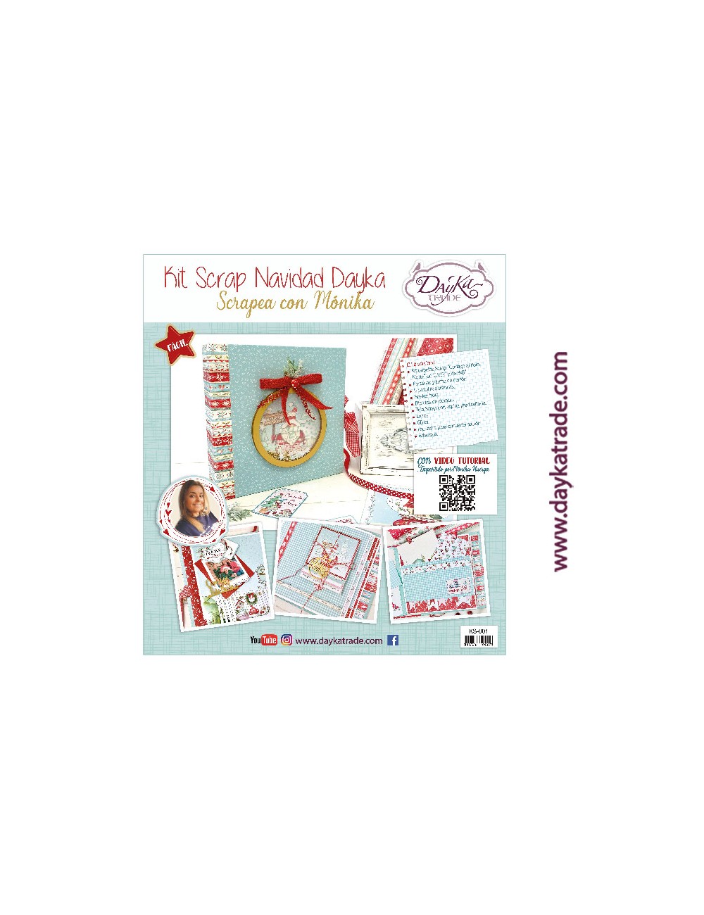 kit álbum scrapbooking: especial Navidad