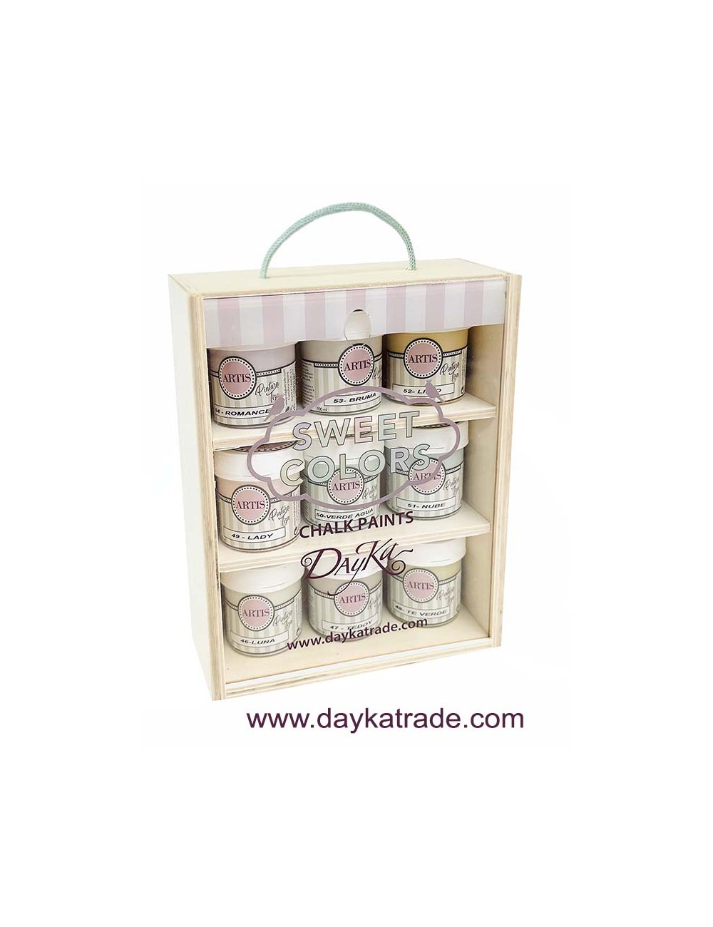 kit de pinturas tiza artis pastel