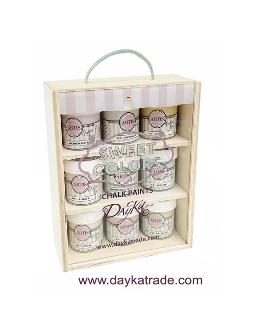 kit de pinturas tiza artis pastel