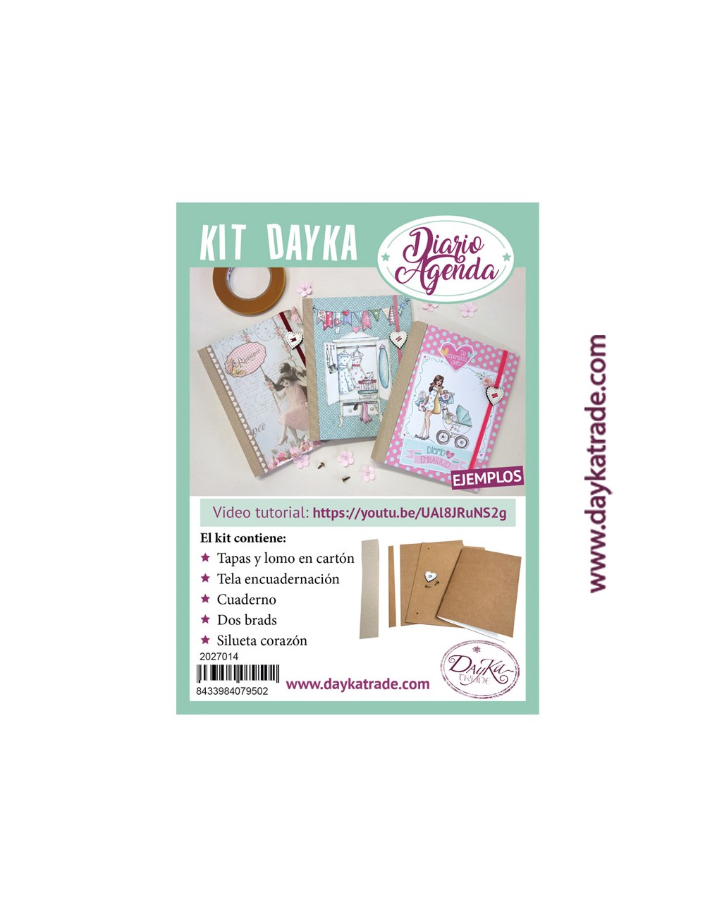 kit diario agenda dayka
