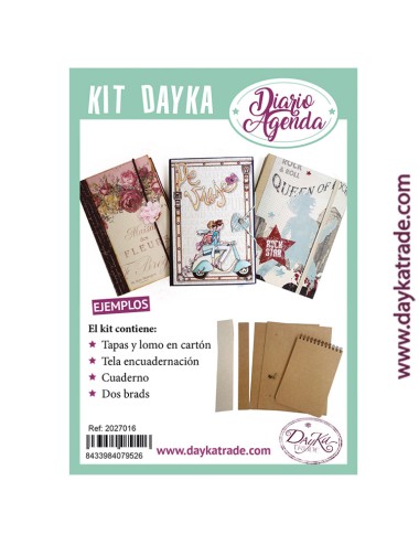 kit diario agenda dayka