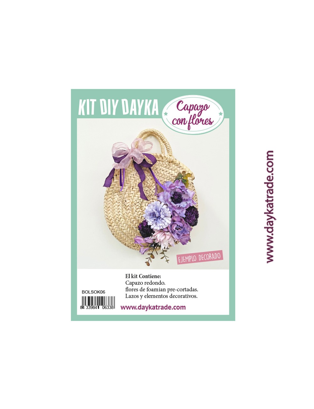 Kit diy dayka bolso para decorar