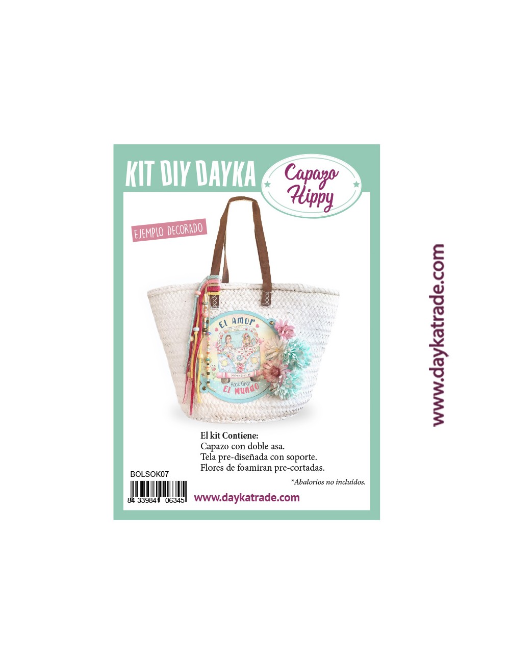 Kit diy dayka bolso para decorar