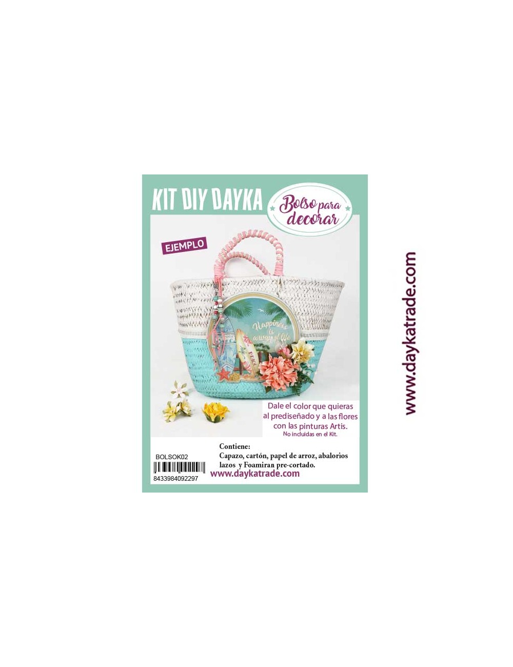 Kit diy dayka bolso para decorar