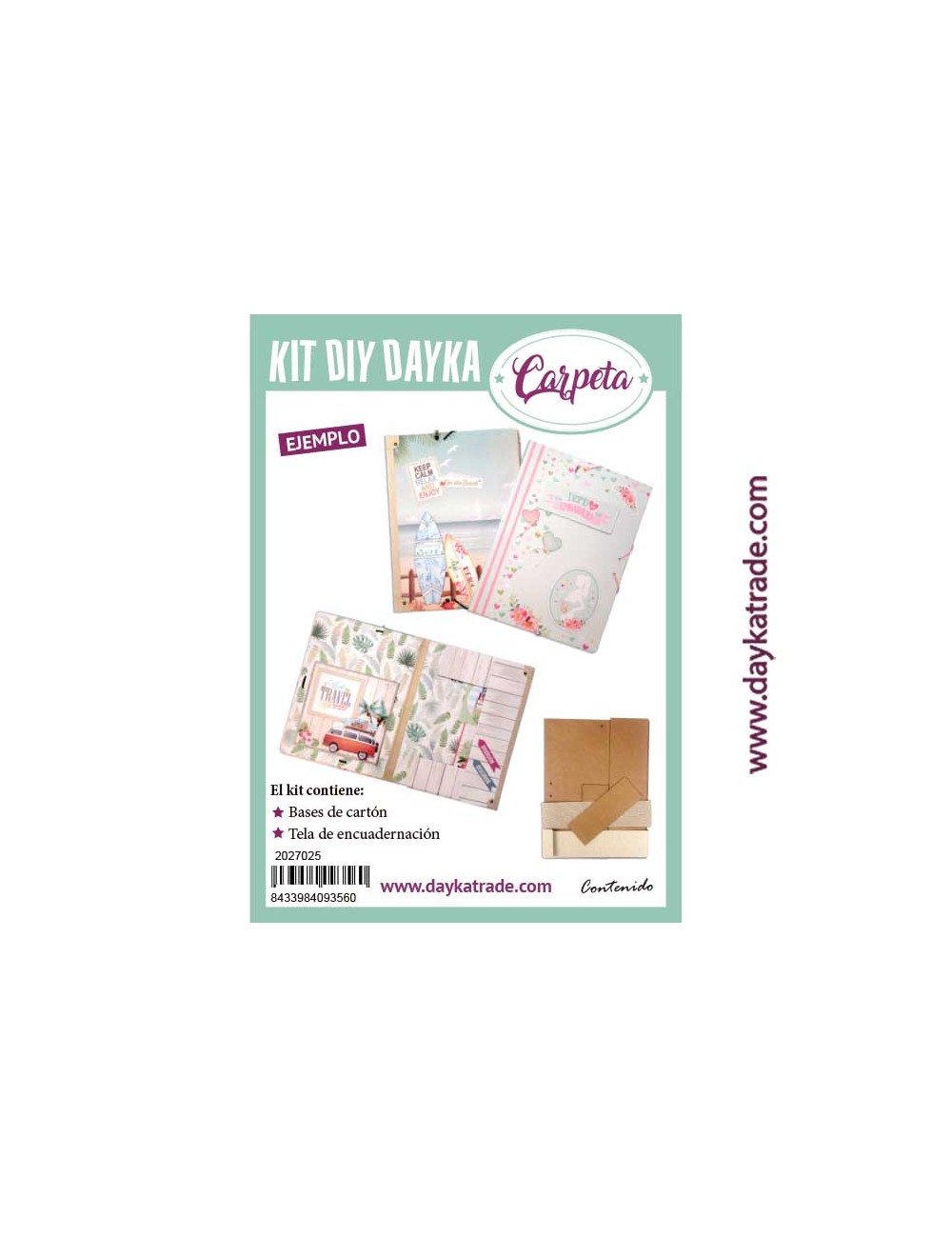 kit diy dayka carpeta pequeña