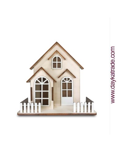 kit diy dayka casa navideña con peana