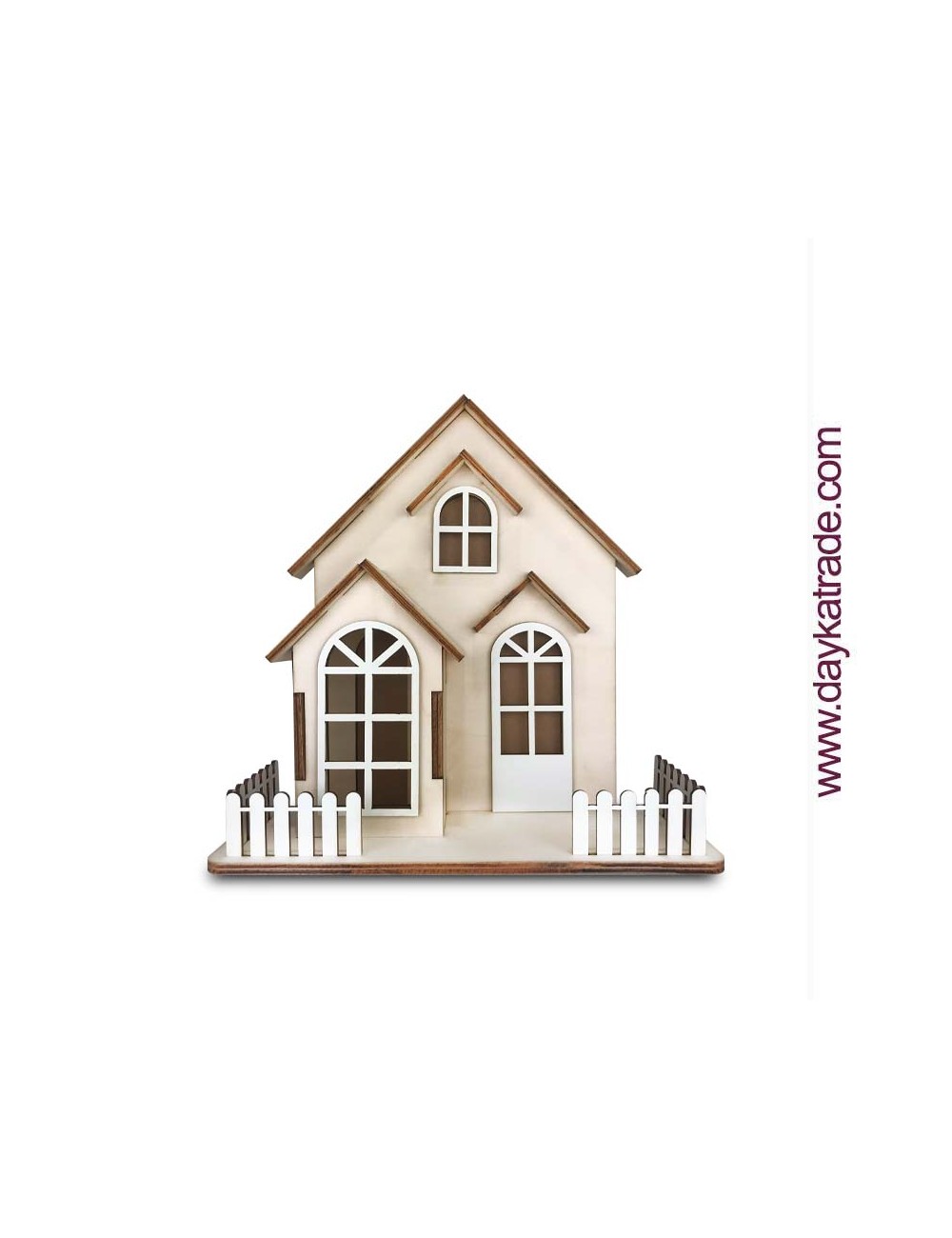 kit diy dayka casa navideña con peana