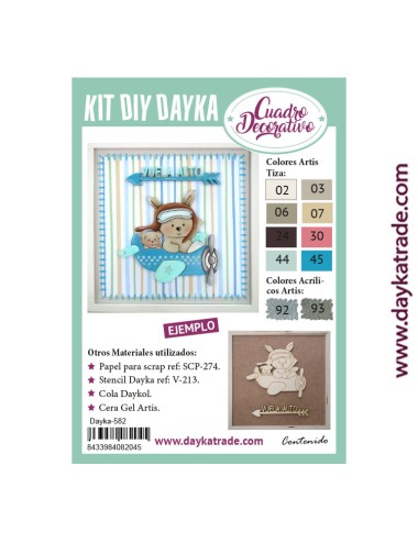 kit diy dayka conejos en avión