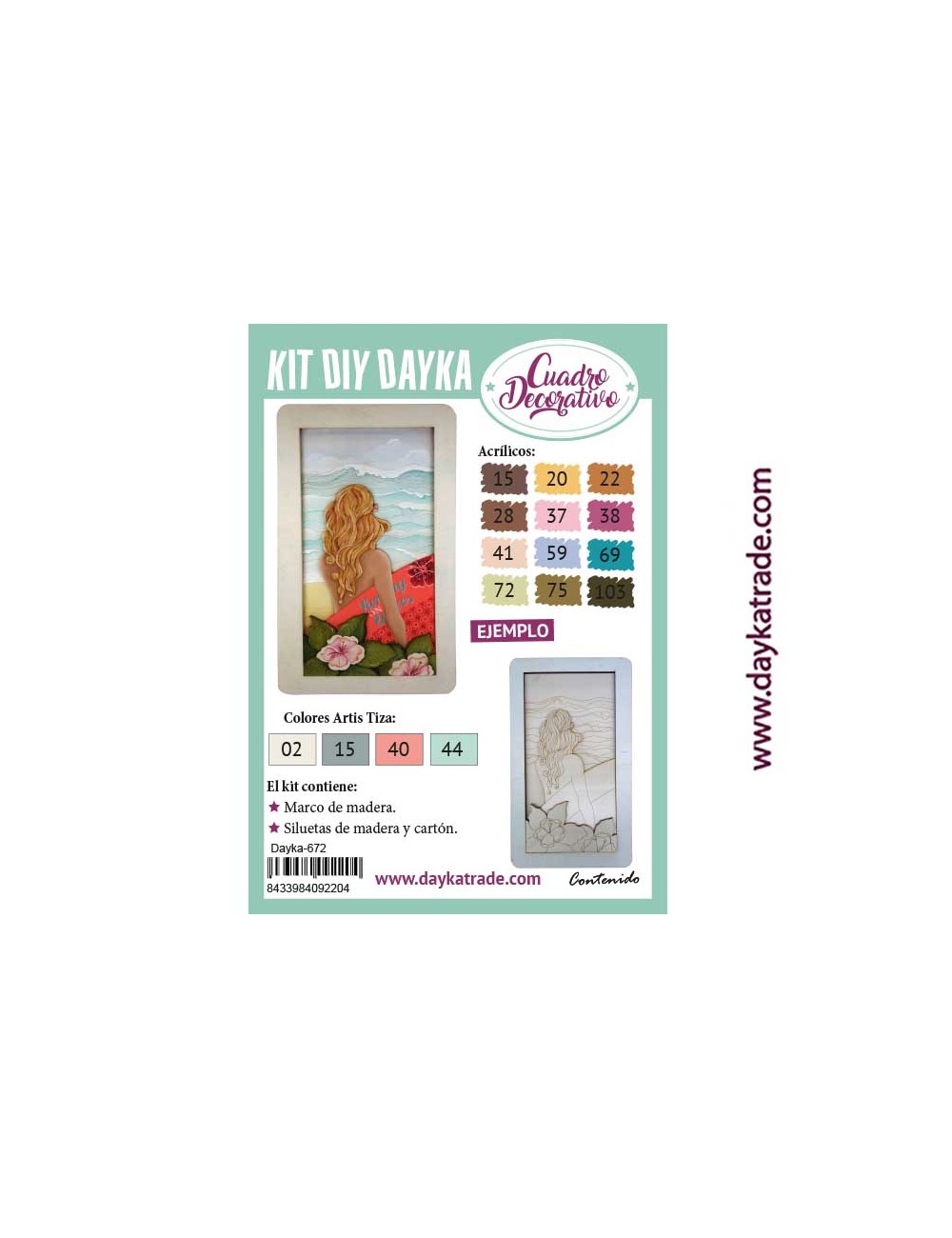 kit diy dayka marco chica playa