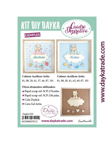 kit diy dayka niño en nube