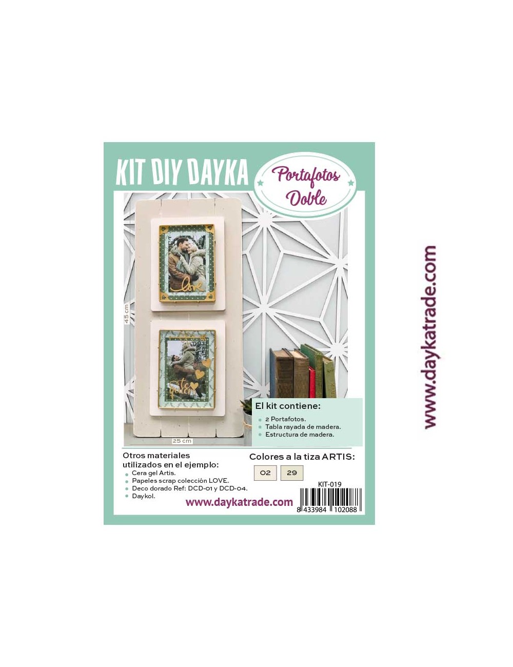 kit diy dayka portafotos doble