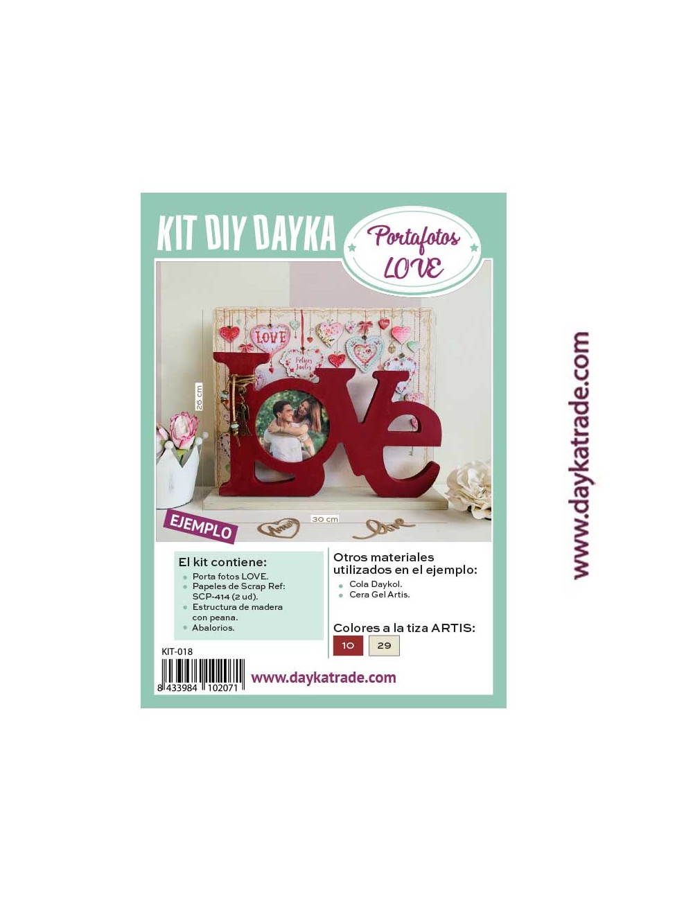 kit diy dayka portafotos love