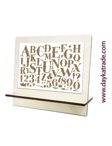 Soporte tablet con blc abecedario