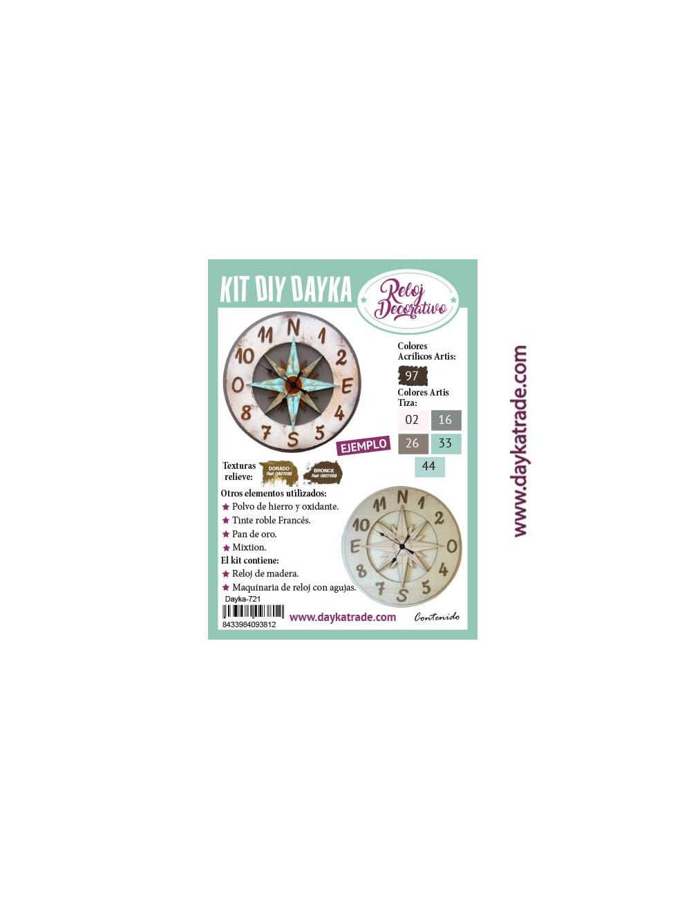 kit diy dayka reloj brújula
