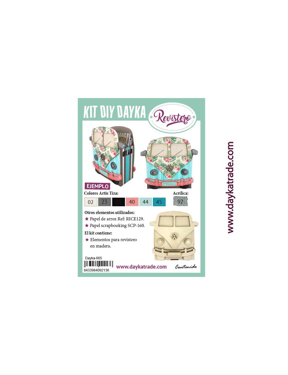 kit diy dayka revistero furgo