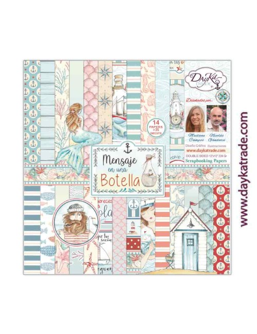 kit scrap colección "Mensaje en una botella"