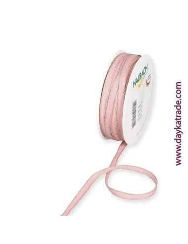 Lazo con ribete - rosa