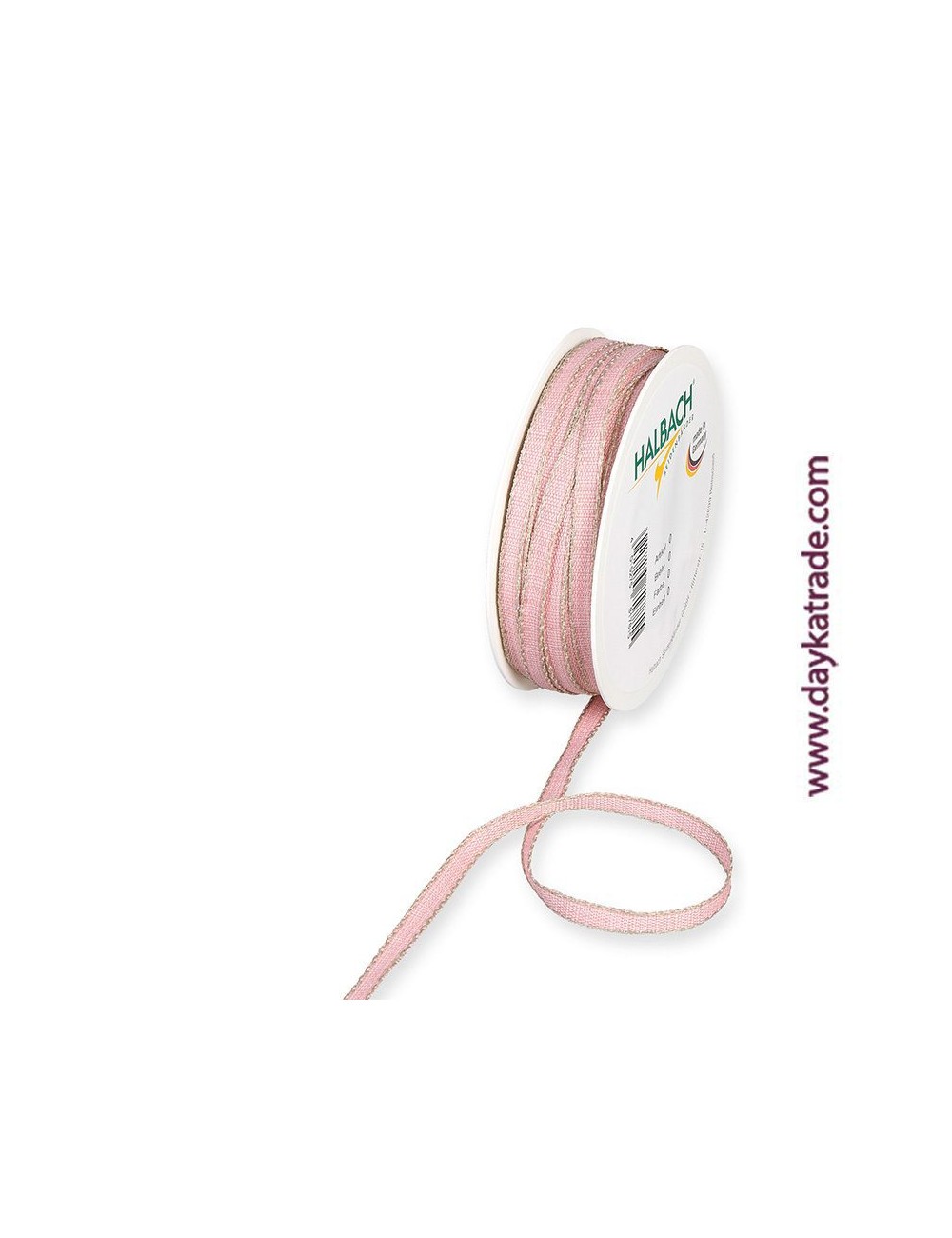 Lazo con ribete - rosa