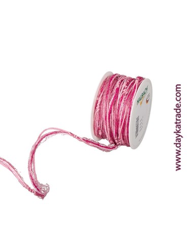Lazo Cordón mixto fucsia