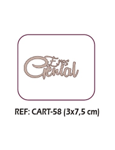 Letras "eres genial"