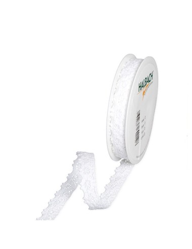 Lazo crochet blanco