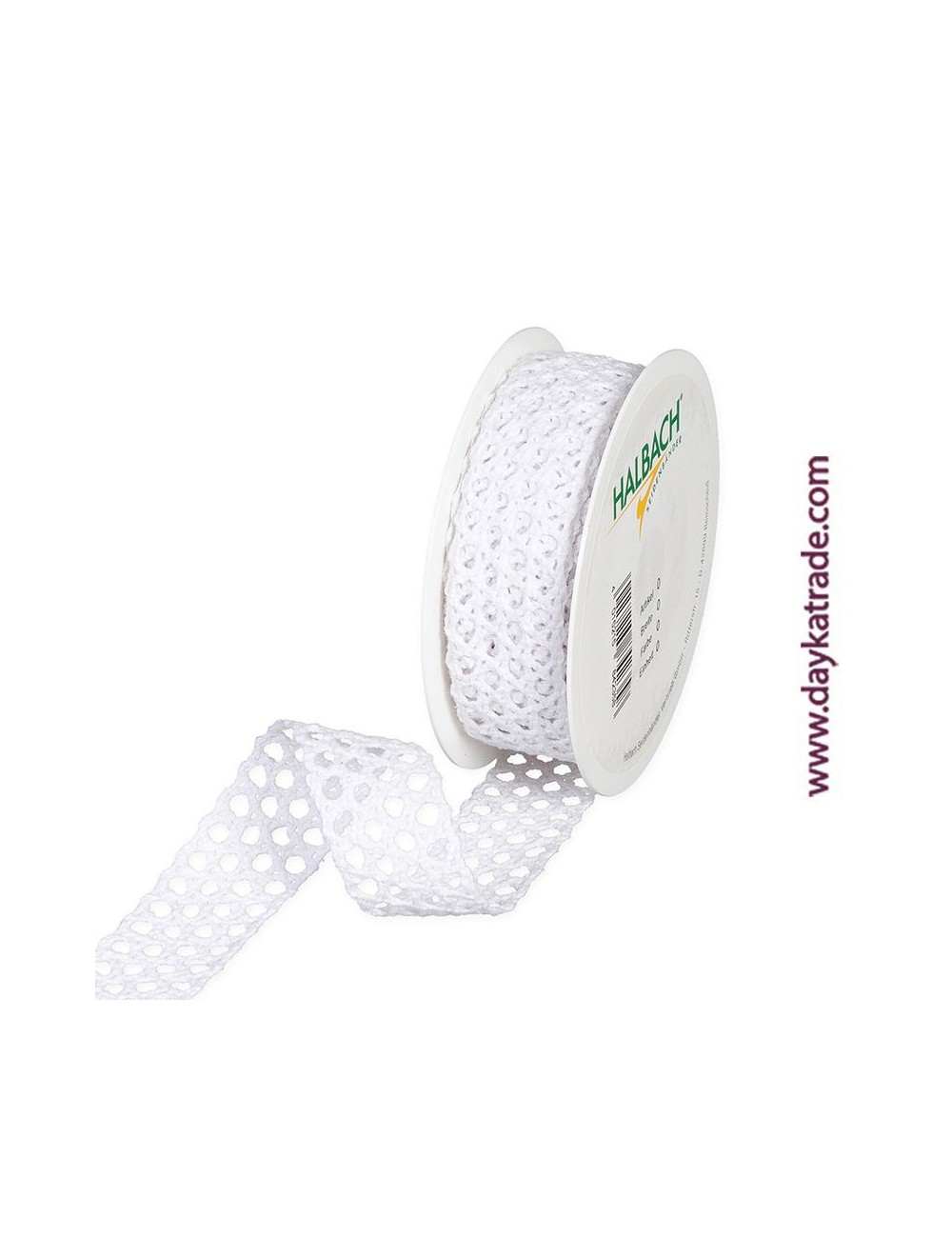 Lazo crochet blanco
