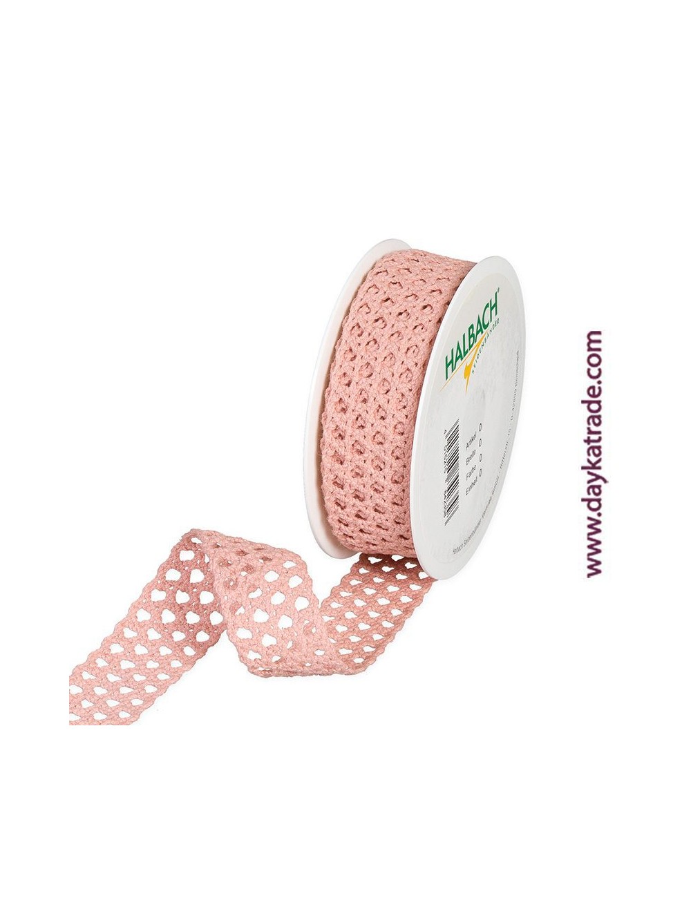 Lazo crochet rosa