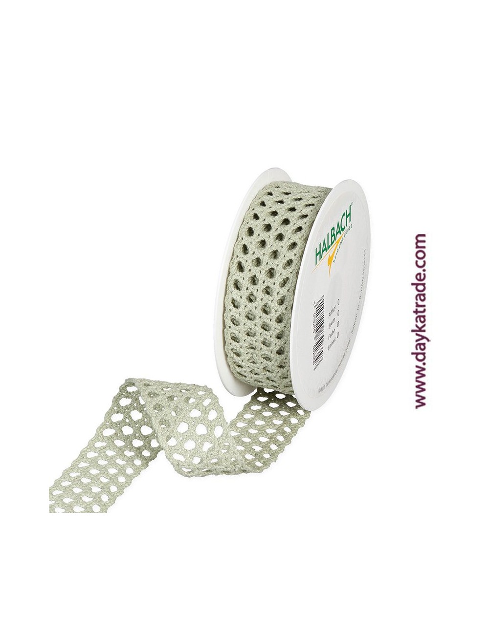 Lazo crochet verde