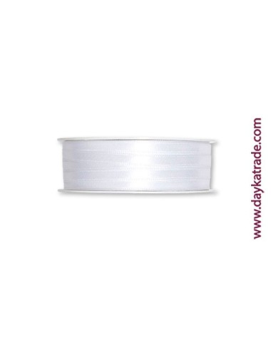 Lazo de satén blanco