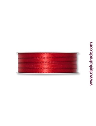 Lazo doppelsatinband rojo