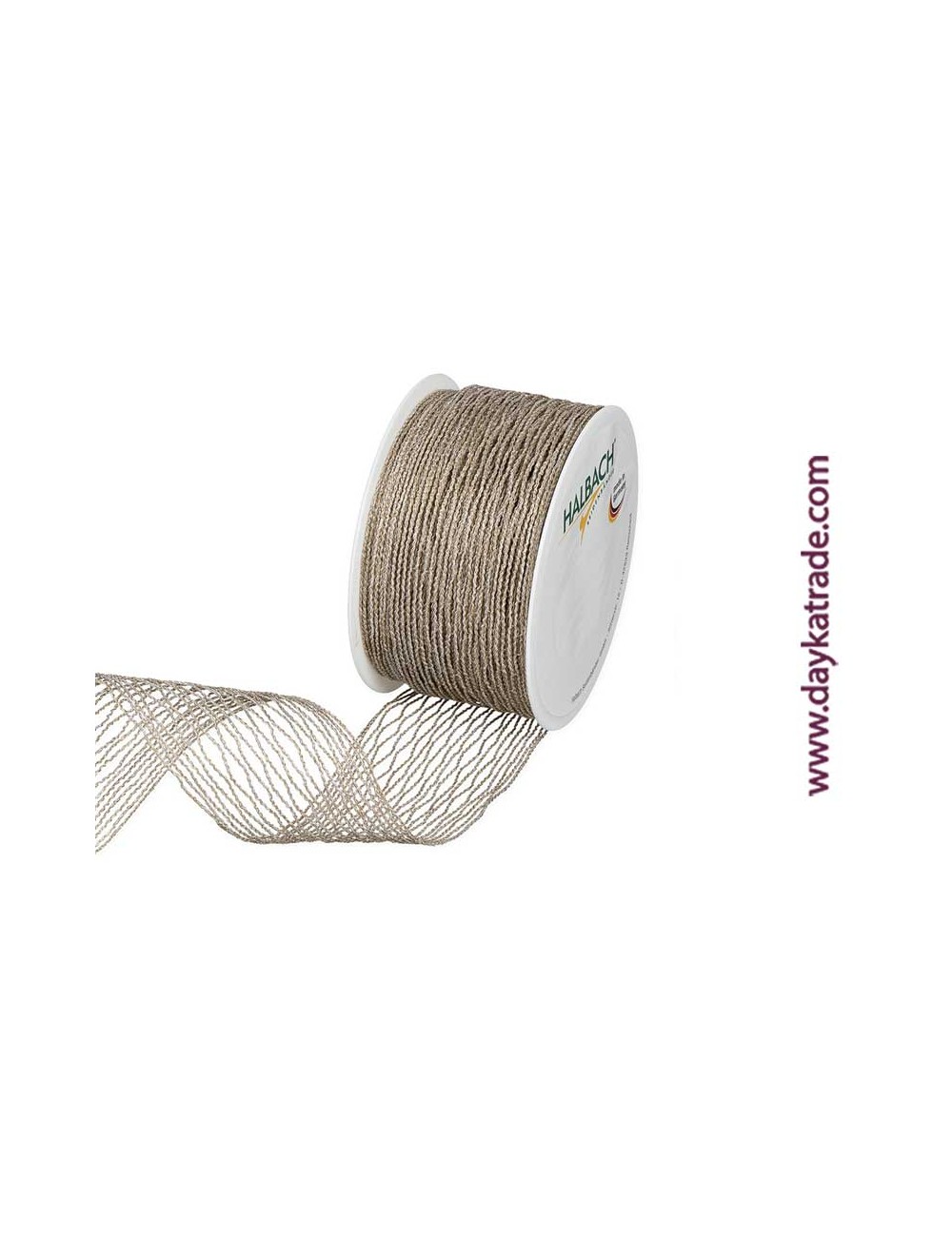 Lazo elástico malla beige