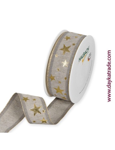 Lazo saco con estrellas doradas