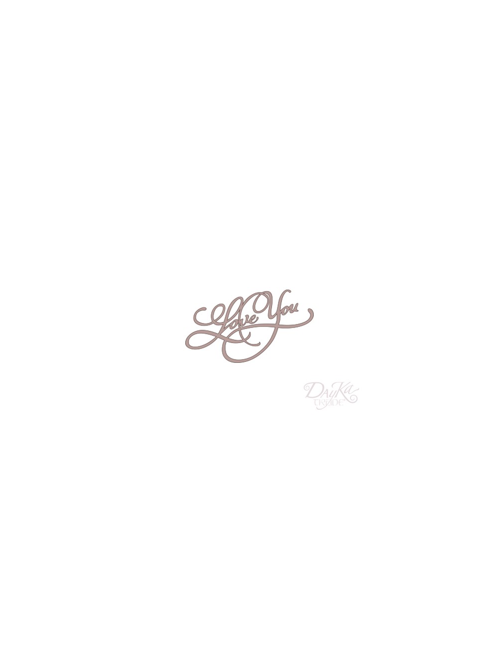 letras "love you"