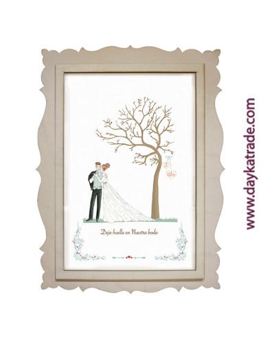 Árbol de huellas boda