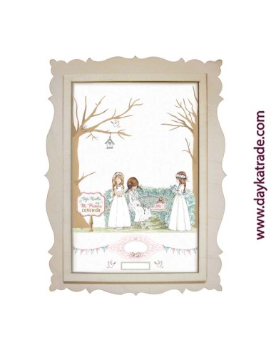 Árbol de huellas Comunión niñas