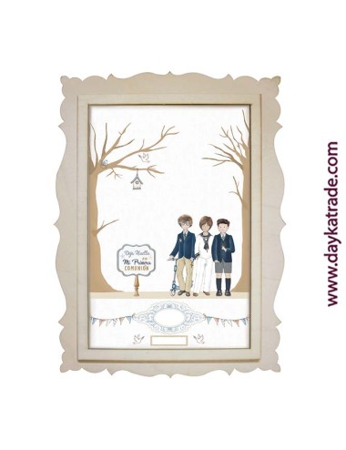 Árbol de huellas Comunión niños