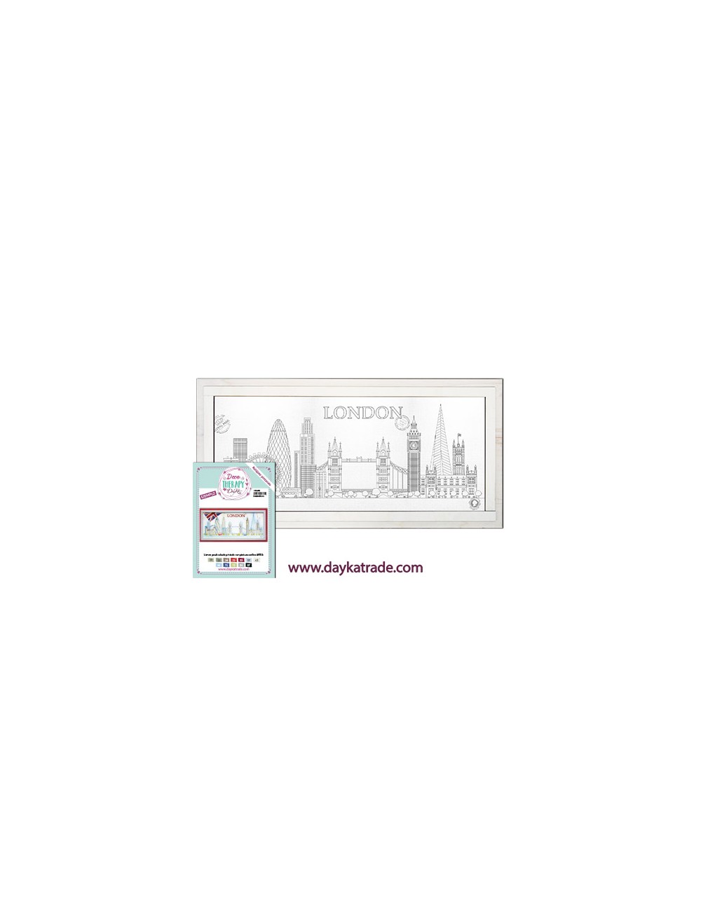 lienzo prediseñado londres