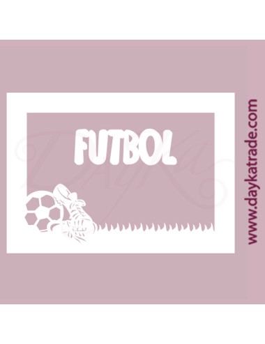marco y texto fútbol